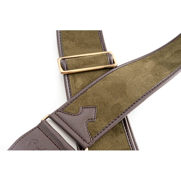 RightOn! Divine Army Green Guitar Strap